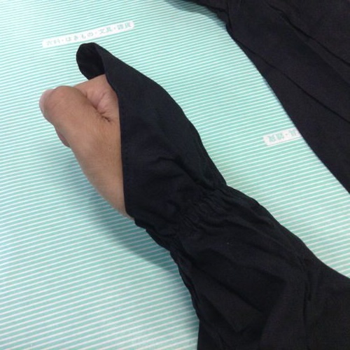【腕カバー】手甲付き腕カバー 黒