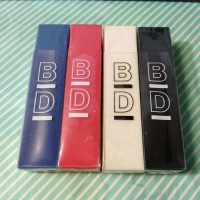 【消しゴム】三菱 BOXY BD 4色 (当時物) 表面
